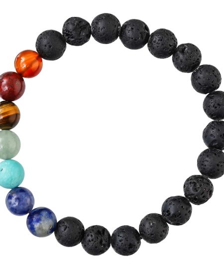 7 CHAKRA Bracelet for Women Men's Gifts - Protection Healing Crystal Bracelet - 8mm Gemstone Beaded Adjustable